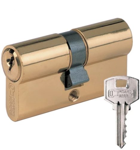 Delta hengerzárbetét  30 x 40 mm Nikkel