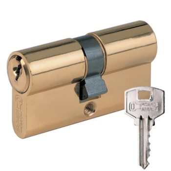 Delta hengerzárbetét  30 x 80 mm Nikkel