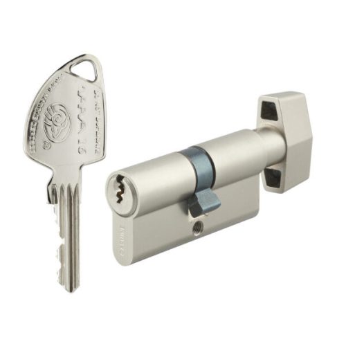Tara 16 fúrásvédett gomboshengerzárbetét 30B x 30 mm Nikkel