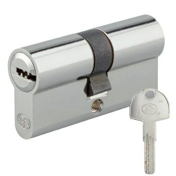 Orka fúrásvédett hengerzárbetét 30 x 30 mm Nikkel 