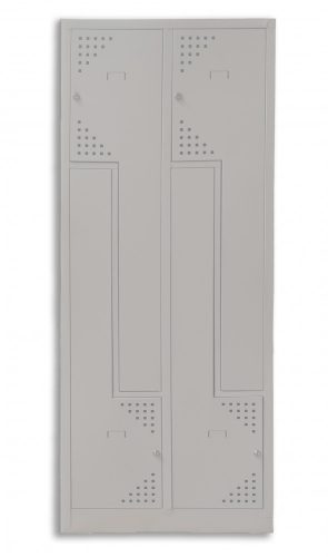 TopCabZ fém öltözőszekrény 4 "Z" ajtós munkahelyre és intézményekbe