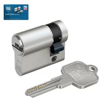 Basi fúrásvédett félhengerzárbetét 10 x 35 mm Nikkel 