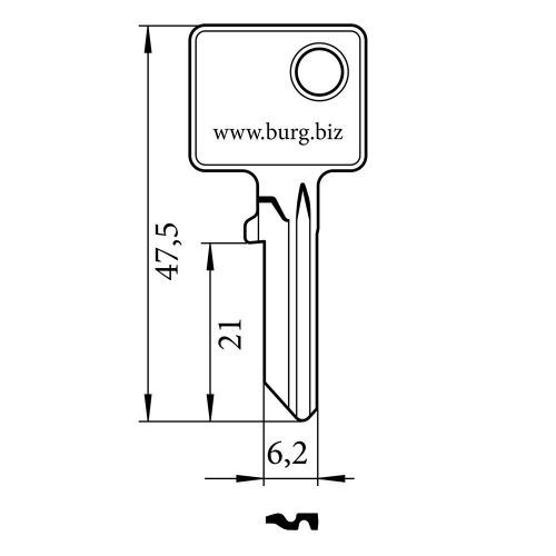 Rohling 65 L