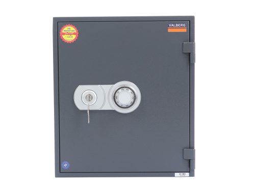 FRS49KE duplafalú tűzálló széf digitális + kulcsos zárral