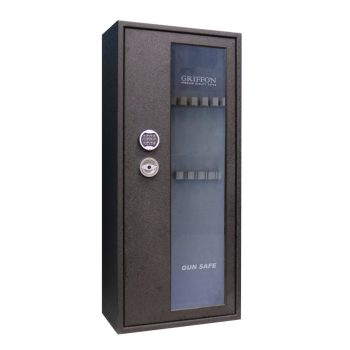   Griffon GG 640 E digitális páncélozott üvegű fegyverszekrény 6 db fegyver részére