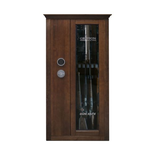Griffon GG 700 E falborítású digitális páncélozott üvegű fegyverszekrény 7 db fegyver részére
