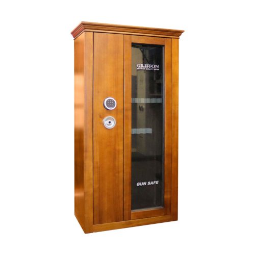 Griffon GG 700 E falborítású digitális páncélozott üvegű fegyverszekrény 7 db fegyver részére