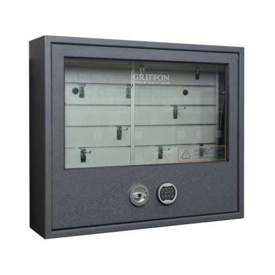 Griffon GG W 84/100 E páncélozott üvegű fali fegyverszekrény 3 db fegyver részére