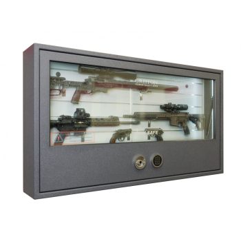  Griffon GG W 84/150 E páncélozott üvegű fali fegyverszekrény 3 db fegyver részére