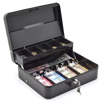 Cash Note felemelkedő műanyag aprópénztartóval 