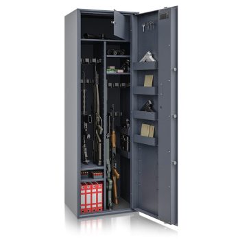   ISS Siegen PLUS 18 minősített fegyverszekrény - 18 db fegyver részére
