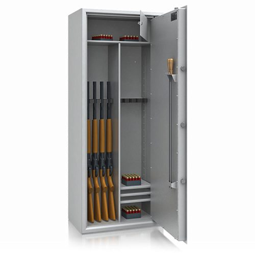 ISS Erlangen 5 kulcsos fegyverszekrény 5 db fegyver részére 