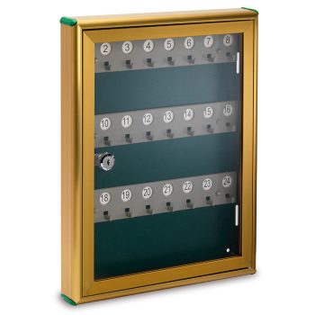   Technomax / Clipper BR / 24 horgos / kulcsszekrény átlátszó ajtóval